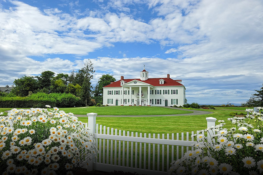 Inn with daisies