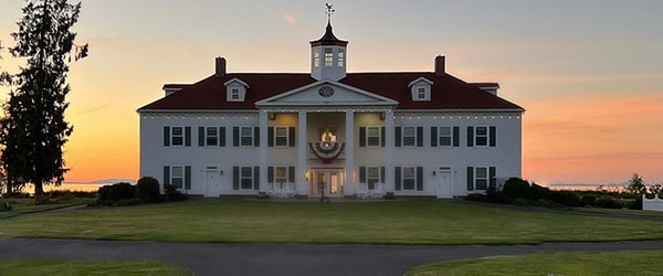 George Washington Inn with Sunset