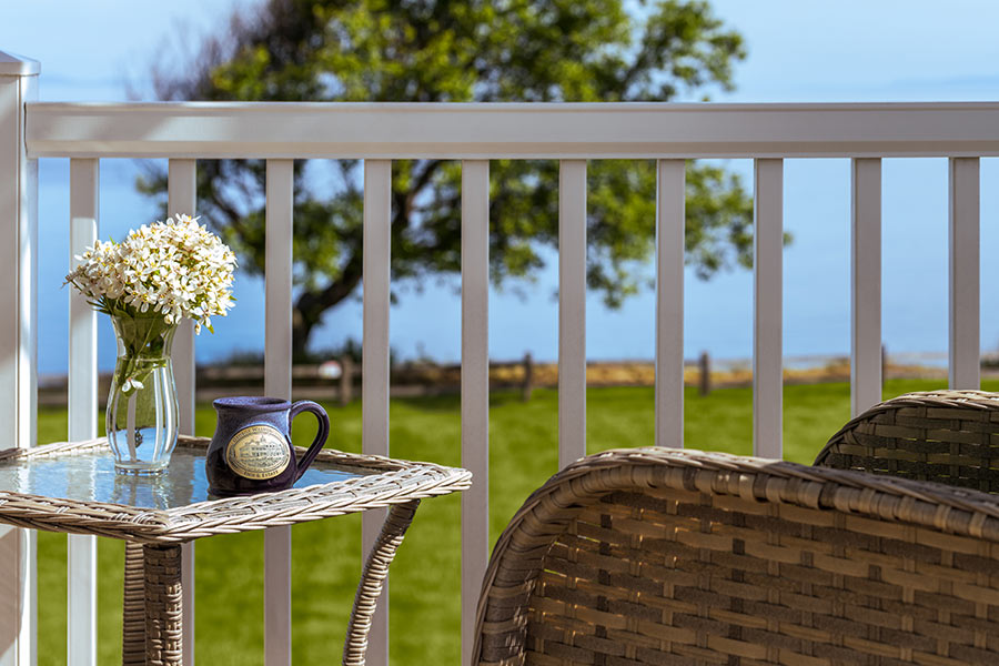 Back Deck Sitting